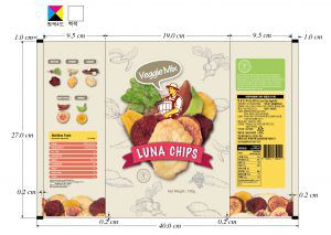 Luna chips 디자인